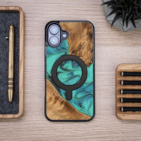 Bewood nakładka Unique do iPhone 16 Plus 6,7" Turquoise z MagSafe