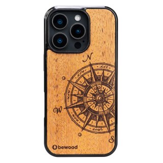 Bewood nakładka do iPhone 16 Pro 6,3" Traveler Merbau