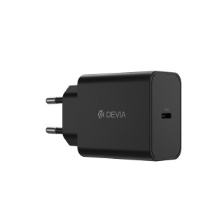 Devia ładowarka sieciowa Rocket PD 45W 1x USB-C czarna + kabel USB-C - USB-C