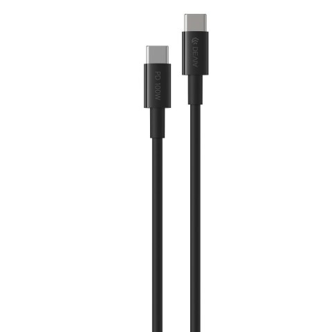 Devia ładowarka sieciowa Rocket PD 45W 1x USB-C czarna + kabel USB-C - USB-C