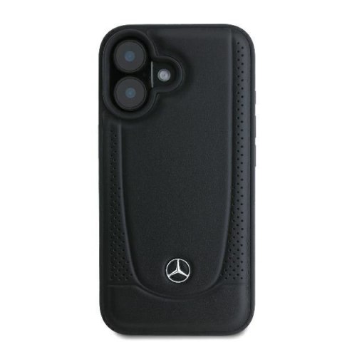 Mercedes nakładka do iPhone 16 6,1" MEHCP16SARMBK Hardcase Leather Urban czarna