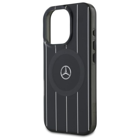 Mercedes nakładka do iPhone 16 Pro 6,3" MEHMP16L23HRSK Hardcase MB Double Layer Crossed Lines MagSafe czarna
