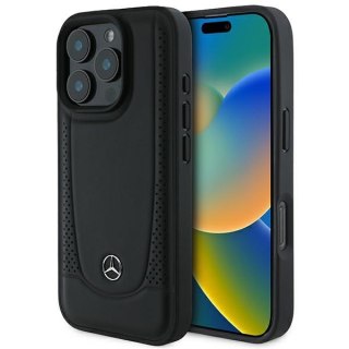 Mercedes nakładka do iPhone 16 Pro Max 6,9" MEHCP16XARMBK Hardcase Leather Urban czarna
