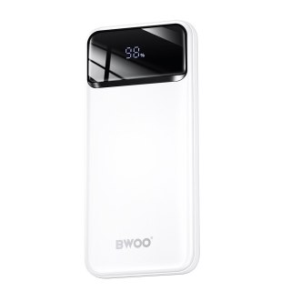 BWOO Ultra cienki power bank 22,5W, 10000 mAh, biały