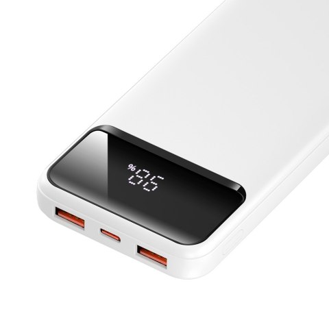 BWOO Ultra cienki power bank 22,5W, 10000 mAh, biały