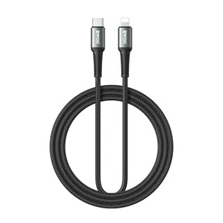 BWOO kabel Pleciony USB-C - Lightning 3m 30W czarny