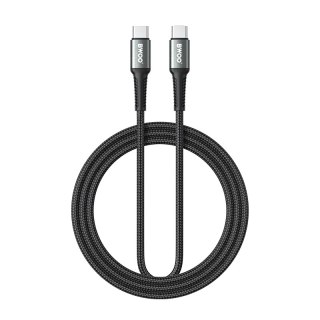 BWOO kabel Pleciony USB-C - USB-C 3m 60W, czarny
