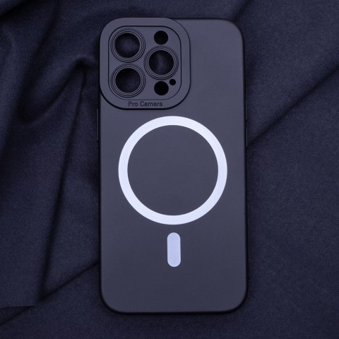 Nakładka Silicon Mag do iPhone 16 Plus 6,7" czarna