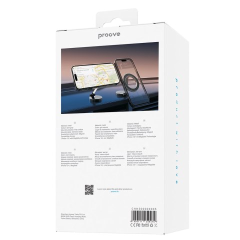 Proove Uchwyt Samochodowy Hoop Stick-on czarny