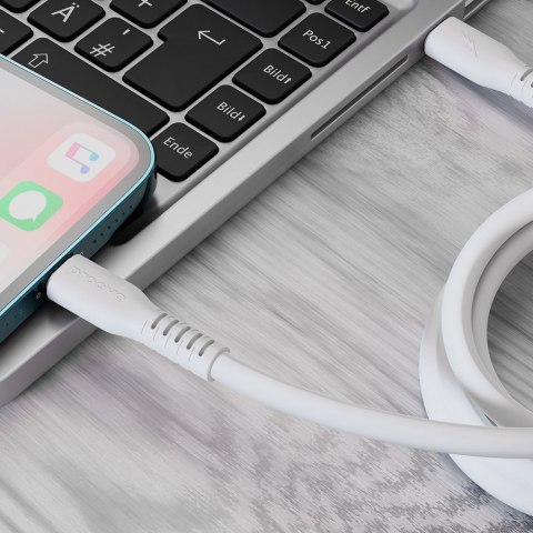 Proove kabel Eter-l USB-C - Lightning 2m 3A biały