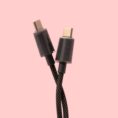 Proove kabel Spectral USB-C - USB-C 1m 3A szary
