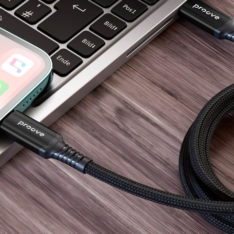 Proove kabel Speed Line USB-C - USB-C 1m 240W czarny