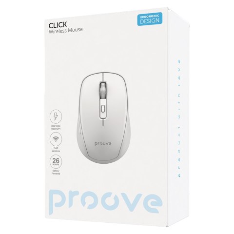 Proove mysz bezprzewodowa Click biała