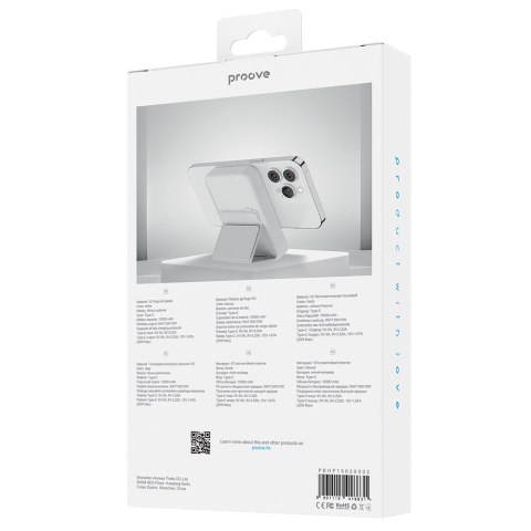 Proove power bank Hyperion 20W 10000mAh biały