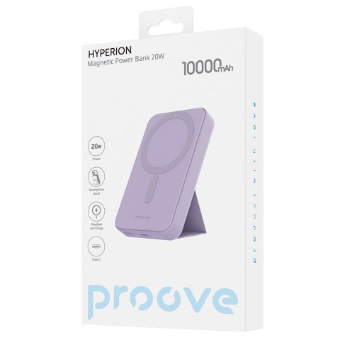 Proove power bank Hyperion 20W 10000mAh fioletowy