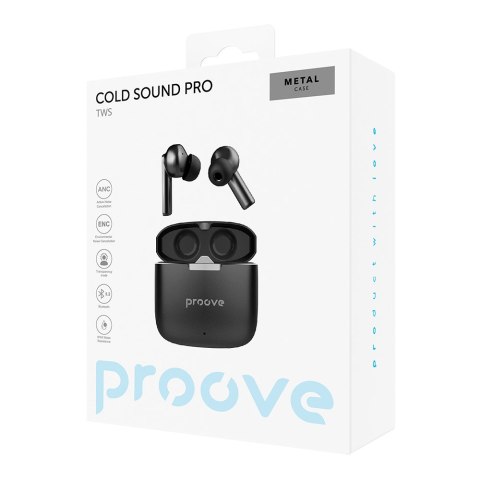 Proove słuchawki bezprzewodowe Cold Sound Pro z ANC czarne