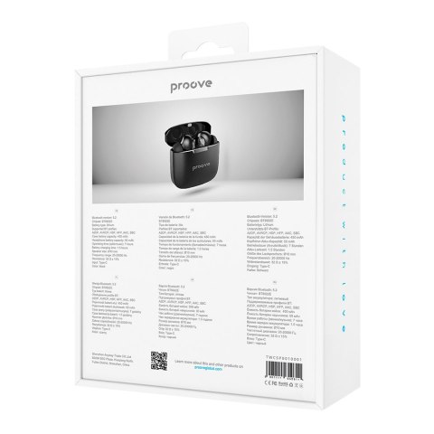 Proove słuchawki bezprzewodowe Cold Sound Pro z ANC czarne