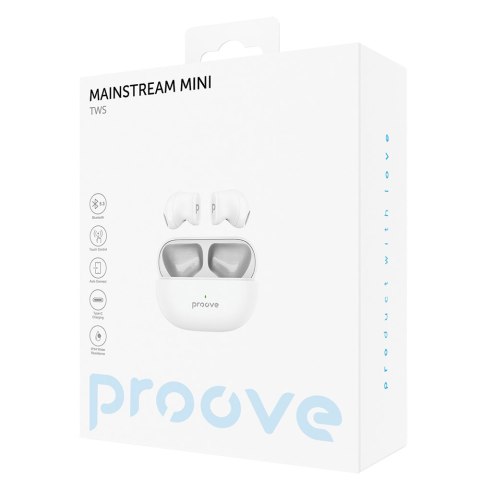 Proove słuchawki bezprzewodowe Mainstream Mini TWS białe