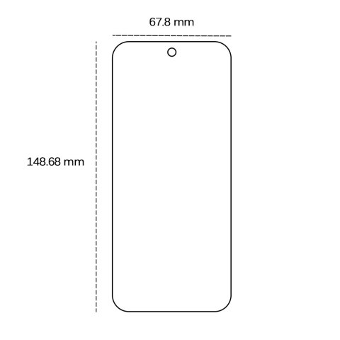 Szkło hartowane 2,5D do Google Pixel 9a