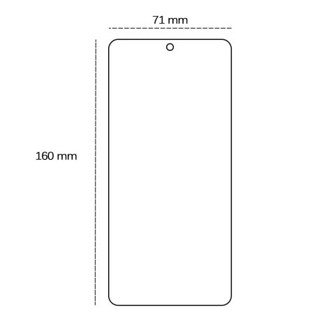 Szkło hartowane 2,5D do Motorola Moto G35 5G