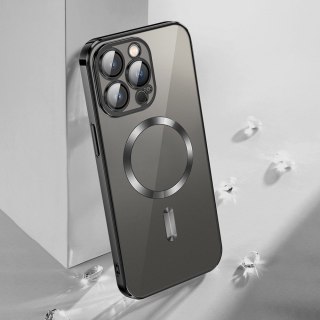 Vmax nakładka Electroplating Mag TPU do Samsung Galaxy S25 czarna