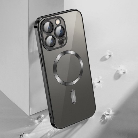 Vmax nakładka Electroplating Mag TPU do Samsung Galaxy S25 czarna