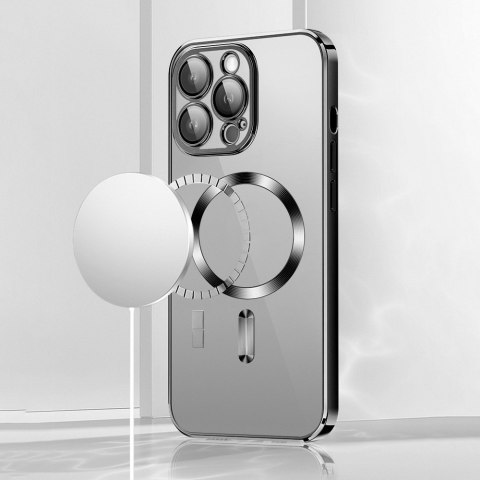 Vmax nakładka Electroplating Mag TPU do Samsung Galaxy S25 czarna