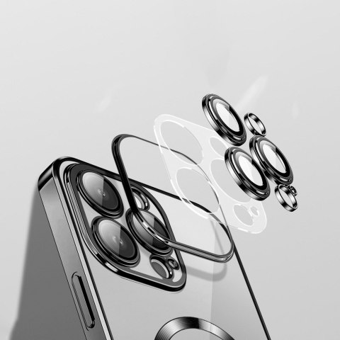 Vmax nakładka Electroplating Mag TPU do Samsung Galaxy S25 czarna