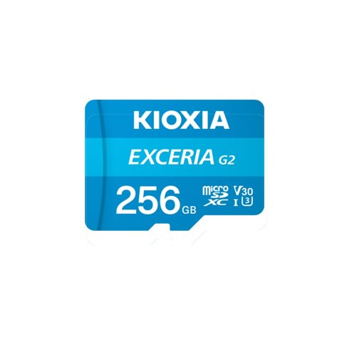 KIOXIA Karta pamięci 256GB microSD Exceria (gen 2) UHS I U3 V30 z adapterem