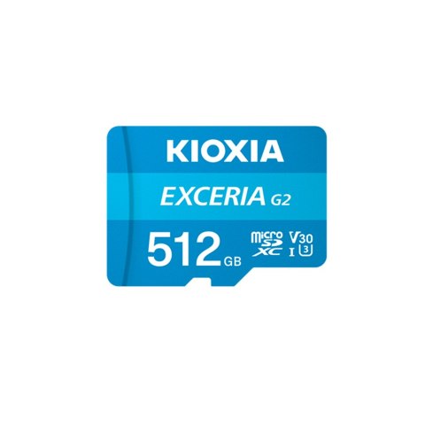 KIOXIA Karta pamięci 512GB microSD Exceria (gen 2) UHS I U3 V30 z adapterem