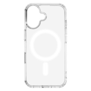 Nakładka Anti Shock 1,5 mm Mag do iPhone 16 6,1" transparentna big hole + przycisk