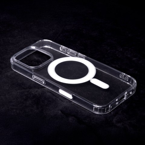 Nakładka Anti Shock 1,5 mm Mag do iPhone 16 Pro Max 6,9" transparentna big hole + przycisk