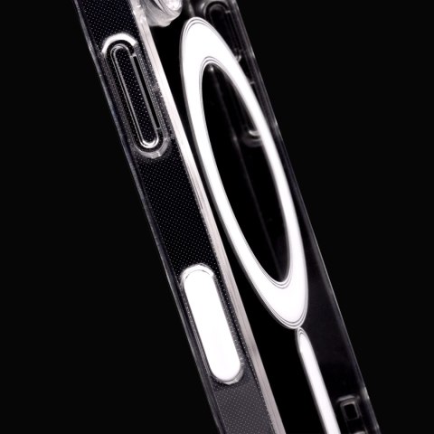 Nakładka Anti Shock 1,5 mm Mag do iPhone 16 Pro Max 6,9" transparentna big hole + przycisk