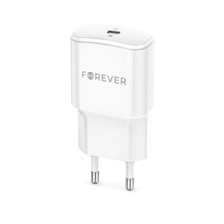 Forever ładowarka sieciowa PD QC TC-01-20C 1x USB-C 20W biała