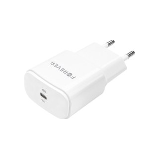 Forever ładowarka sieciowa PD QC TC-01-20C 1x USB-C 20W biała