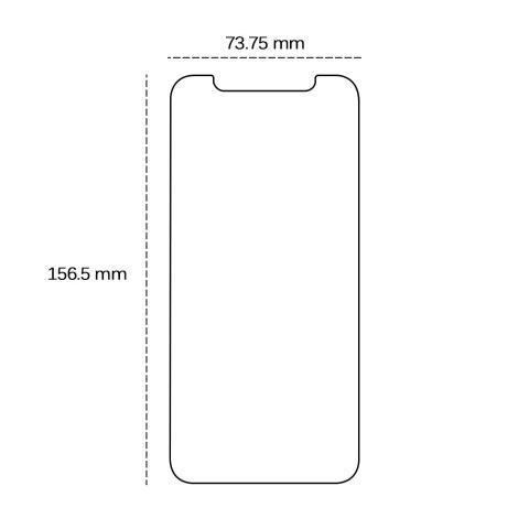 Szkło hartowane 2,5D do iPhone 12 Pro Max 6,7"