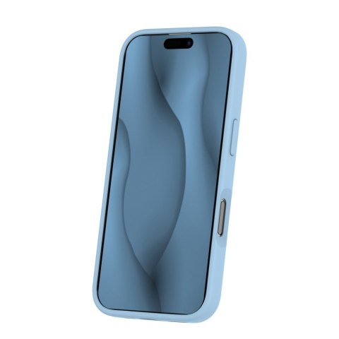 Nakładka Silicone Thin Mag do iPhone 16 6,1" jasnoniebieska
