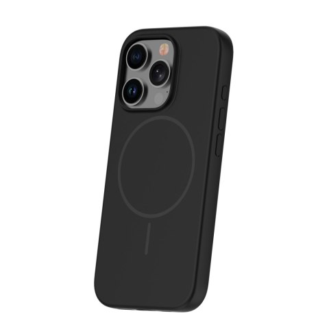 Nakładka Silicone Thin Mag do iPhone 16 Pro 6,3" czarna