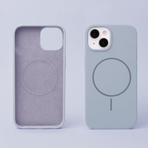 Nakładka Silicone Thin Mag do iPhone 16 Pro 6,3" jasnoniebieska
