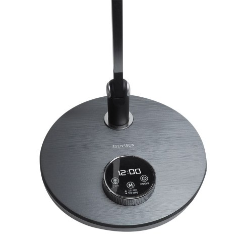 Svensson Lampka biurkowa RIGA 12W 620lm szary metalik