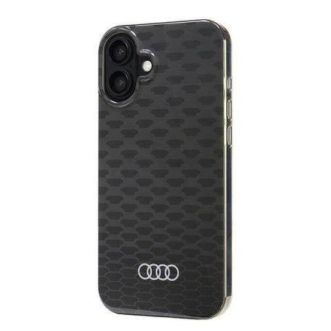 Audi nakładka IML Stitching Pattern MagSafe do iPhone 16 Plus 6.7" czarna