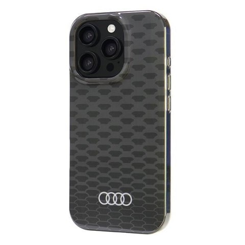 Audi nakładka IML Stitching Pattern MagSafe do iPhone 16 Pro 6.3" czarna