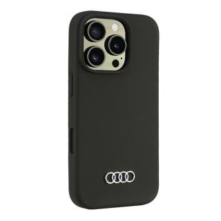 Audi nakładka Silicone Case do iPhone 16 Pro 6.3" czarna