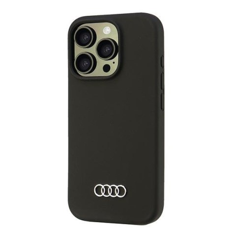 Audi nakładka Silicone Case do iPhone 16 Pro 6.3" czarna