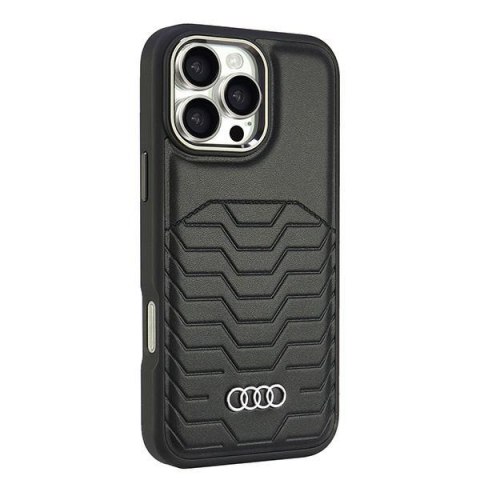 Audi nakładka Synthetic Leather MagSafe do iPhone 16 Pro Max 6.9" czarna