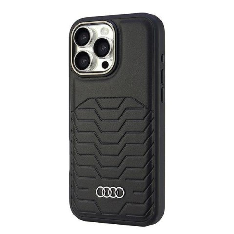 Audi nakładka Synthetic Leather MagSafe do iPhone 16 Pro Max 6.9" czarna