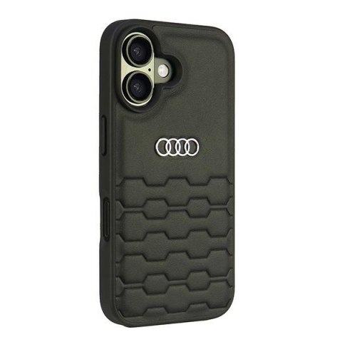 Audi nakładka Synthetic Leather do iPhone 16 6.1" czarna