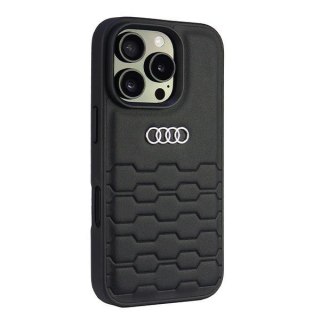 Audi nakładka Synthetic Leather do iPhone 16 Pro 6.3" czarna
