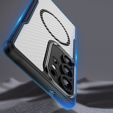 Nakładka Defender Carbon Mag do Samsung Galaxy S25 Ultra czarna
