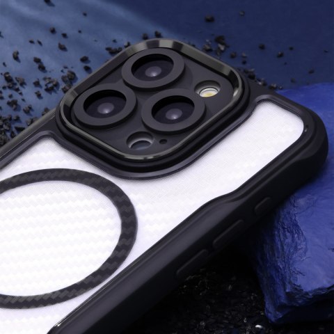 Nakładka Defender Carbon Mag do iPhone 13 6,1" czarna